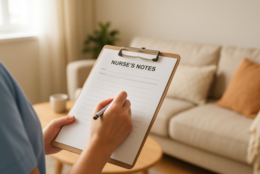 訪問看護 - nurse's notes